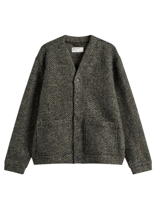 Wool Fleece Advance Cardigan olive Universal Works. | 35788OLIVE